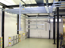 Monorail Overhead system in a Paint finishing system / powder coating system